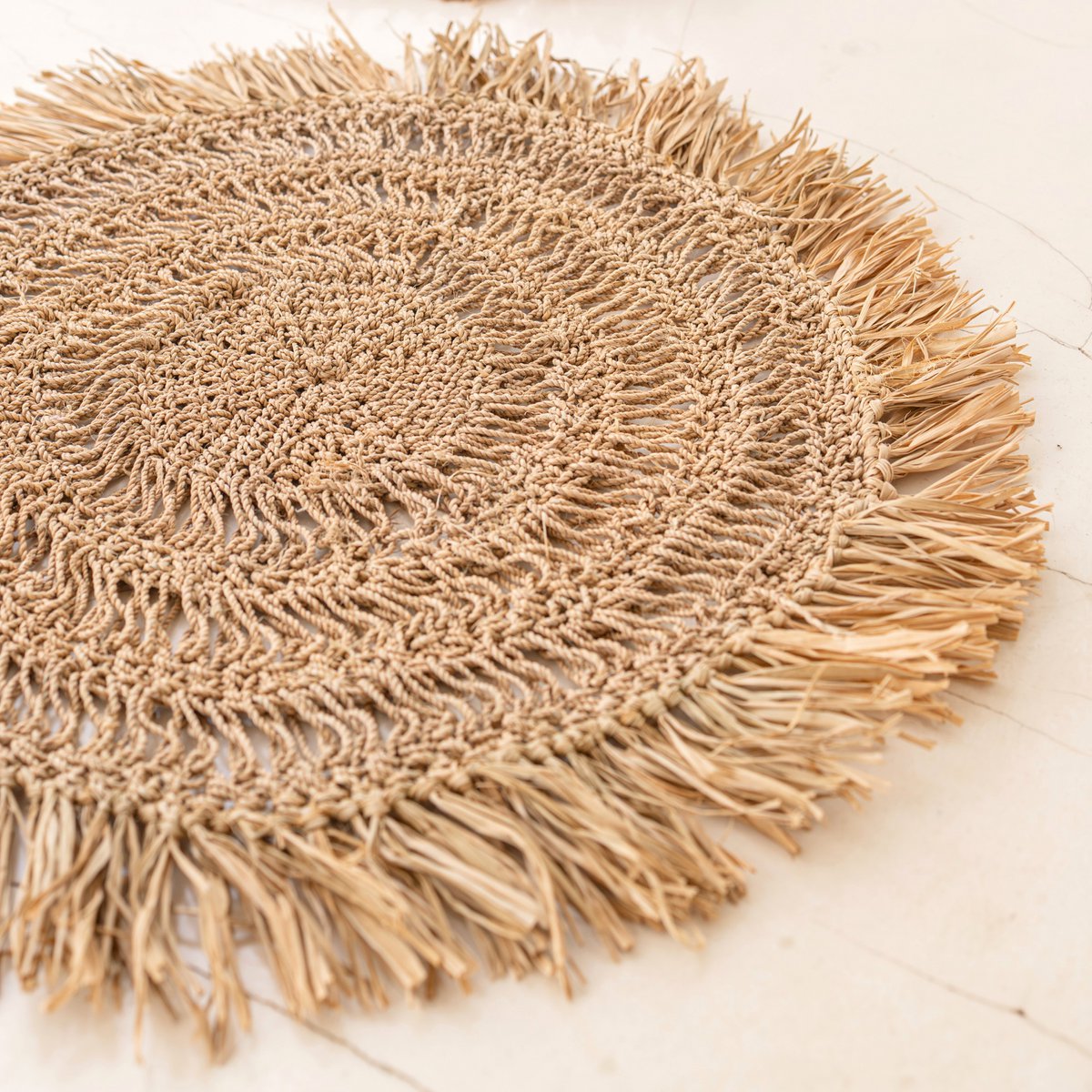 Raffia placemats