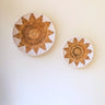 Adari wandbord met sterpatroon — bananenvezel